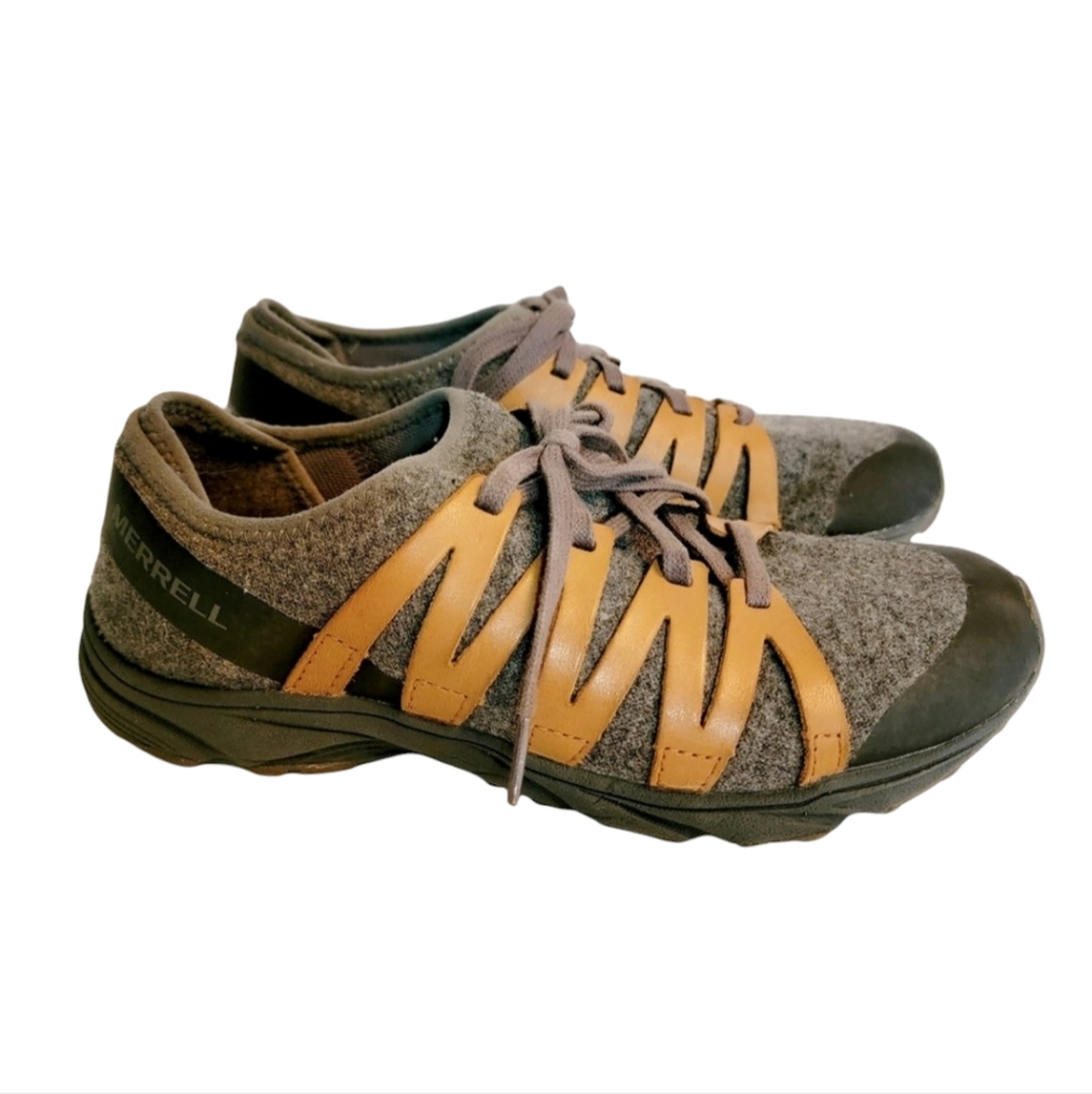 Size 7 Merrell Riveter Dark Grey Wool Sneakers